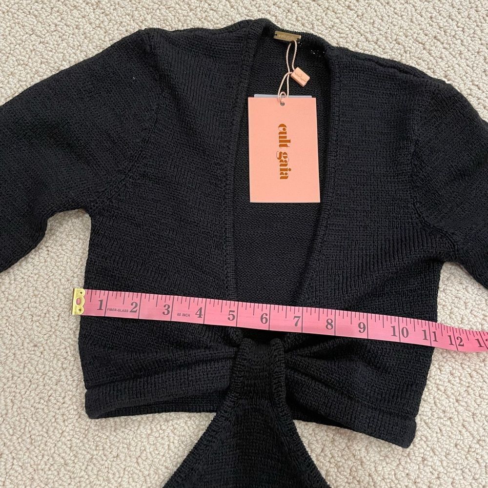NWT Cult Gaia Jana Dress Black - Picture 8 of 9